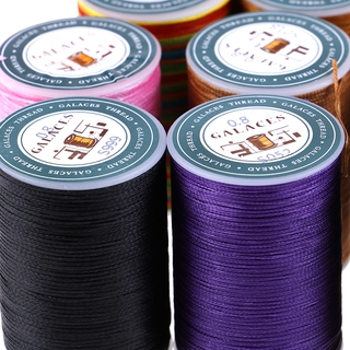 [LuckyToday] 1Pc Waxed Thread 0.8mm 90m Polyester Cord Sewing Machine Stitching For Craft