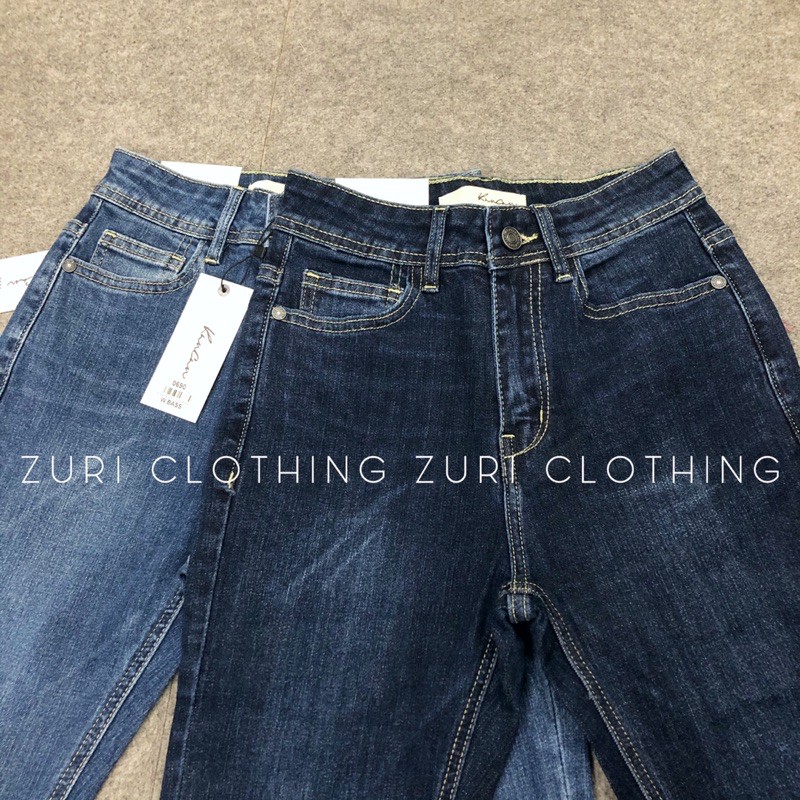 Quần jeans loe dáng dài