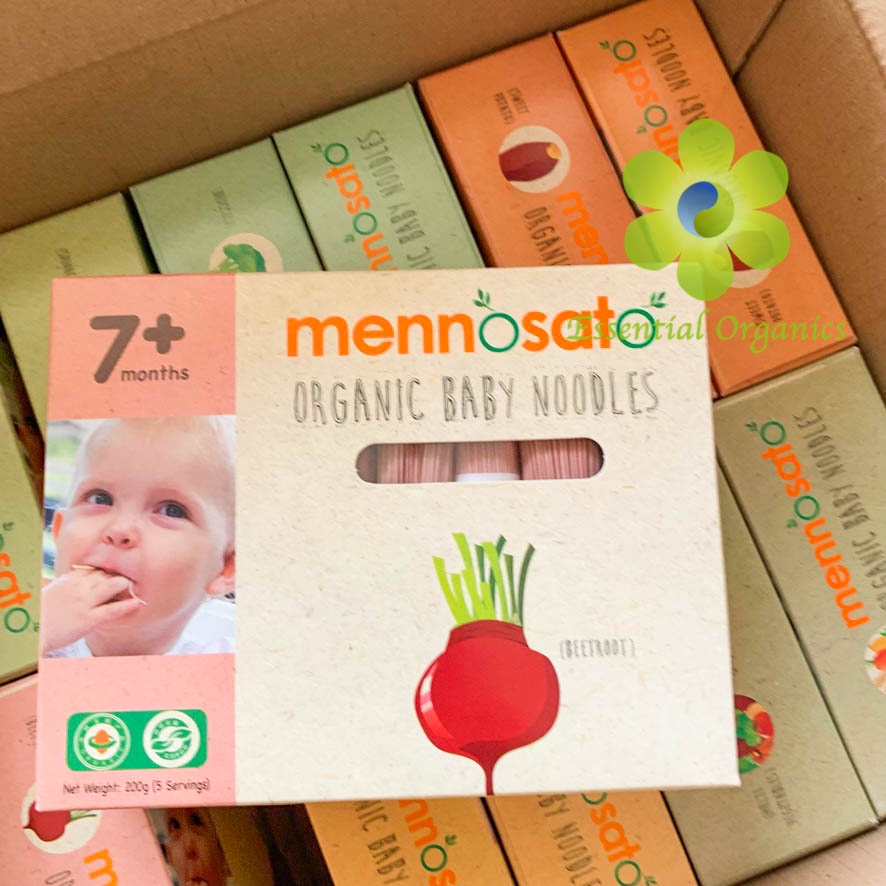 Mì Ăn Dặm Cho Bé Vị Rau Củ Hỗn Hợp Mennosato 200g ( Gói 1 Vị) date 03/10/2023