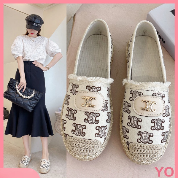 CHANEL Giày lười đế bằng phong cách thời trang xuân thu 2021 cho nữ