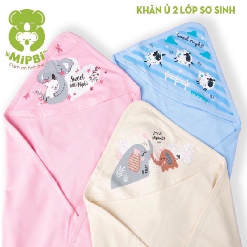 Chăn Ủ Cho Bé( Ủ Choàng) 100% Cotton MipBi