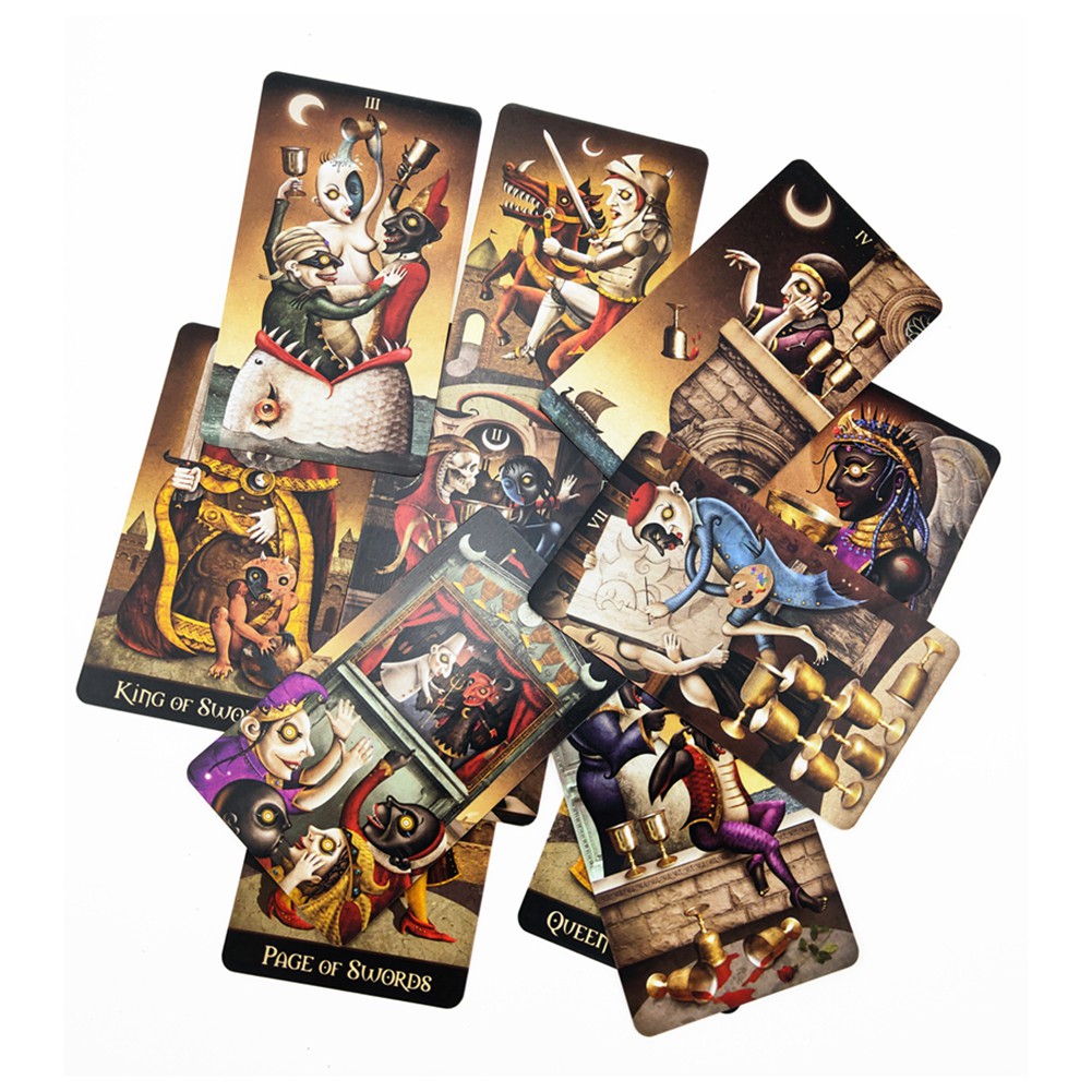 Bộ bài Tarot Deviant Moon 78 lá bản tiếng Anh