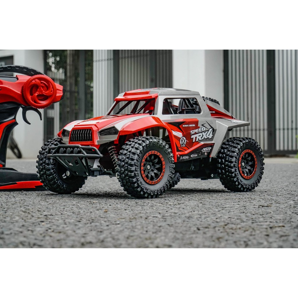 Ô TÔ ĐỊA HÌNH ĐIỀU KHIỂN TỪ XA  HIGH SPEED TRX4,TỐC ĐỘ 30KMH, KÍCH THƯỚC LỚN 30CM HẦM HỐ,NHỰA ABS SIÊU BỀN, TỐC ĐỘ 30KMH