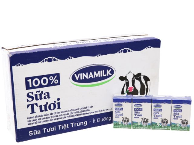 Thùng 110ml sữa VINAMILK 100% đủ loại