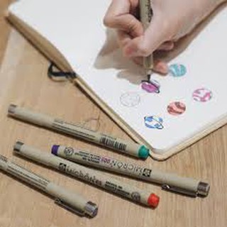 [ tychuotart ] Bút line màu Micron Sakura Pigma Size PN