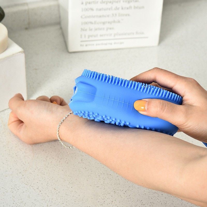 Combo 2 Bông Tắm Silicone Tạo Bọt, Massage. Có Dây Treo EZMART