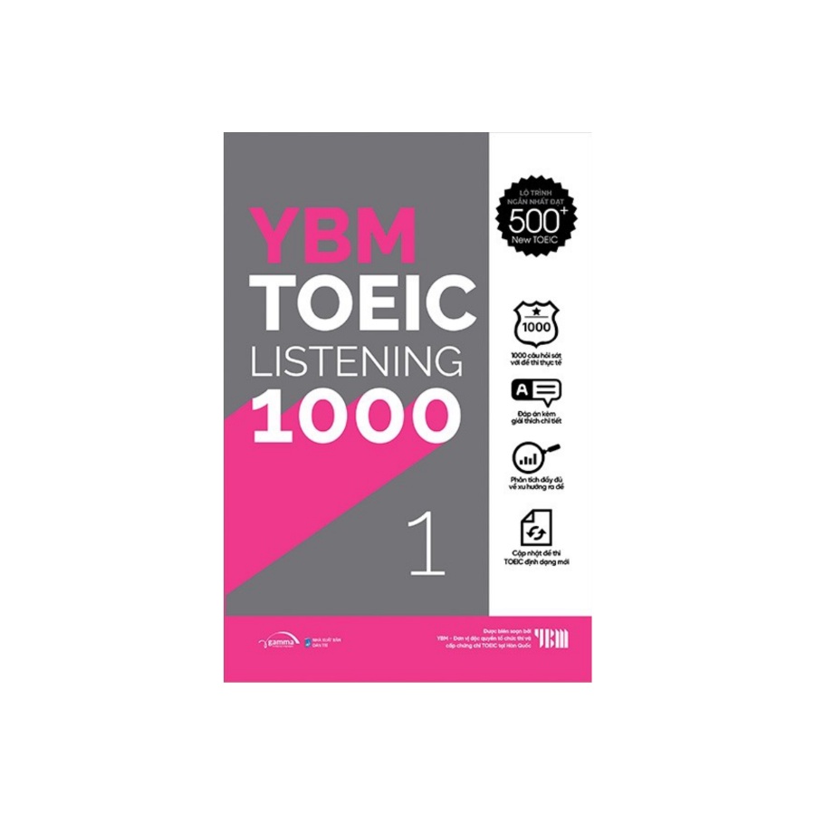 Sách - YBM Actual Toeic Tests LC 1000 Vol 1