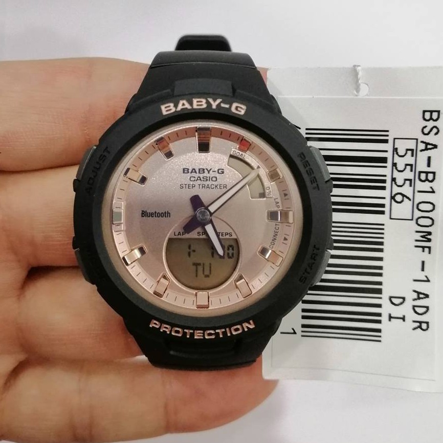 Đồng hồ Casio Nữ Baby G BSA-B100MF-1ADR chính hãng Bảo hành 5 năm Pin trọn đời