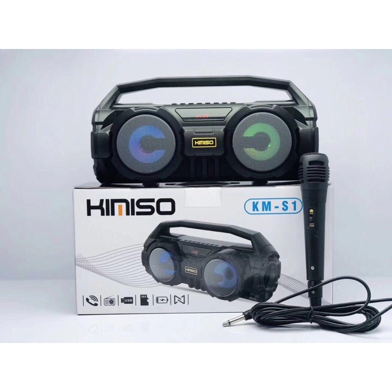 [Mã ELHACE giảm 4% đơn 300K] Loa Bluetooth Kimiso KM-S1/S2 Hát Karaoke