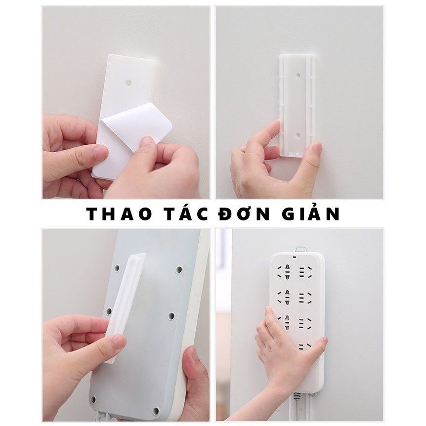 5 Bộ Giá đỡ ổ điện, wifi, vật dụng treo tường đa năng EZMART