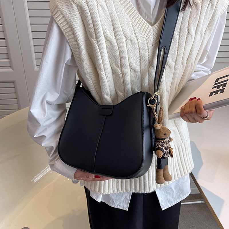 Túi xách IELGY đeo vai gắn thỏ hoạt hình thời trang cổ điển cao cấp cho nữ