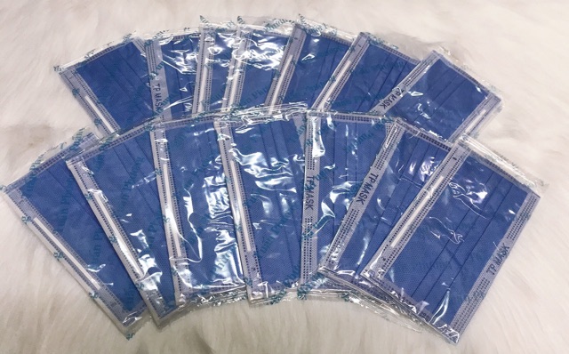 1 hộp 40 cái + tặng 5 cái khẩu trang y tế tiệt trùng khánh khuẩn Tuấn Phương