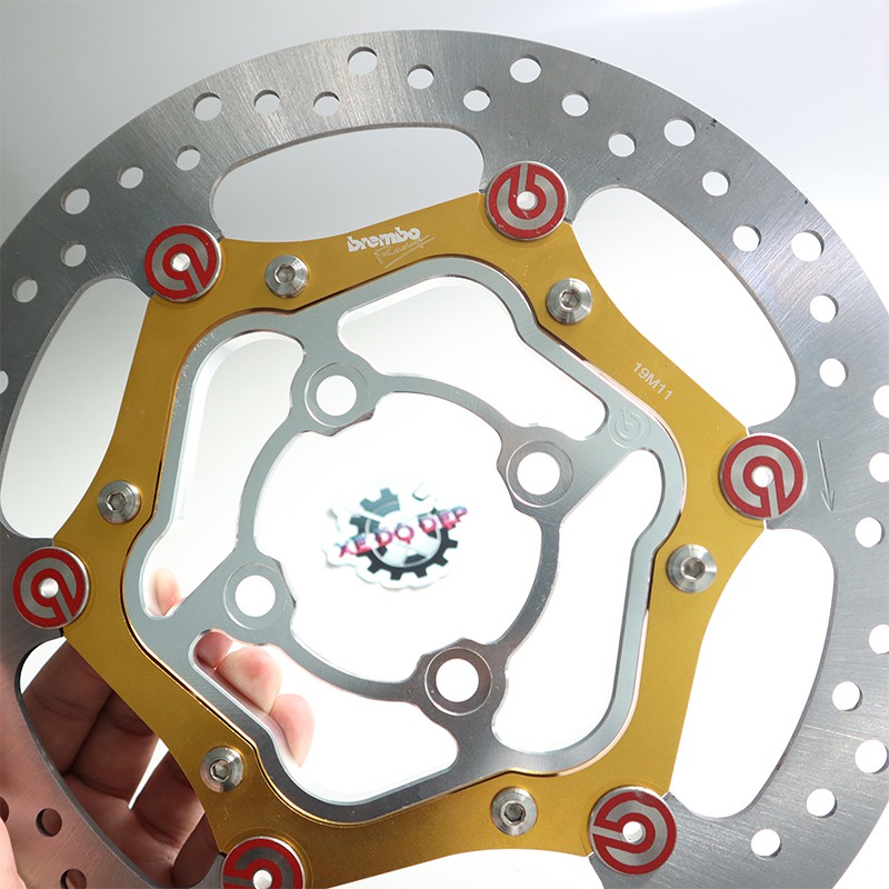 Đĩa Brembo oversize 267mm kèm lòng nhôm