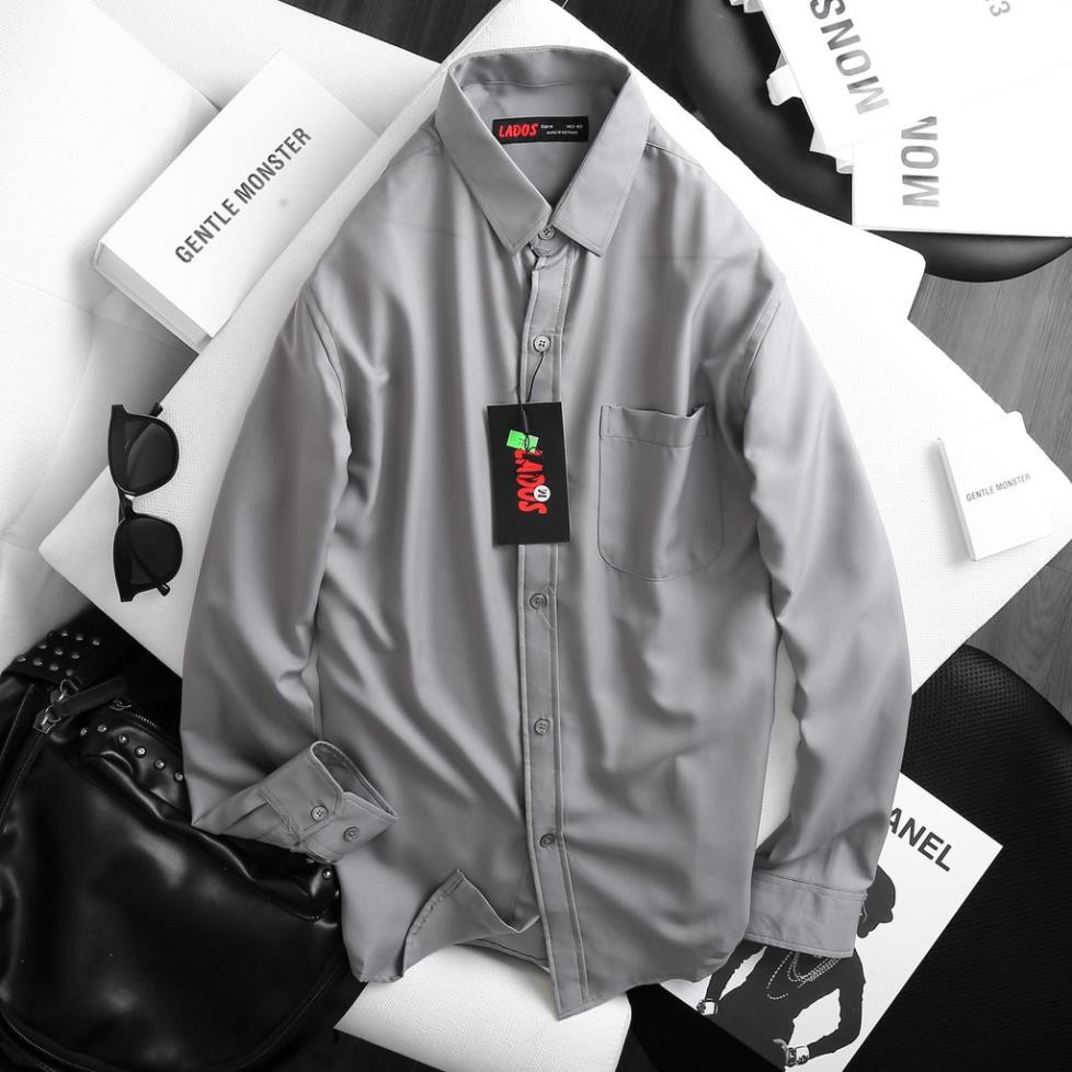 Áo sơ mi nam tay dài  trơn có túi  đủ màu 4U-778, vải lụa mềm, ít nhắn - hàng chính hãng [Hàng Cao Cấp] | BigBuy360 - bigbuy360.vn