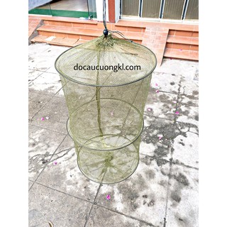 Giỏ rô câu cá TQ xanh rêu