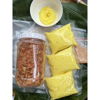 Bánh tráng phơi sương 500g + 200g muối ruốc hành phi