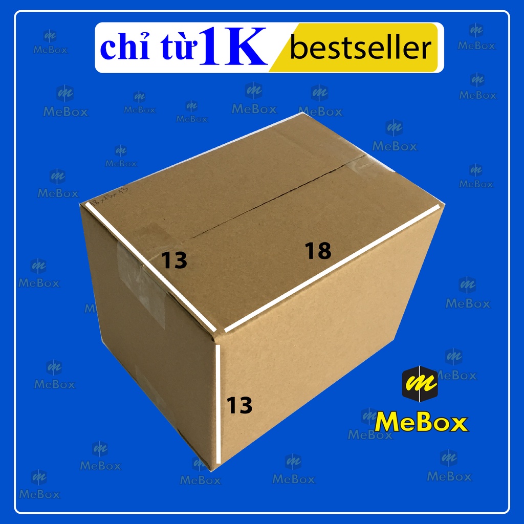 thùng hộp đóng hàng 18x13x13 bộ 20 không in