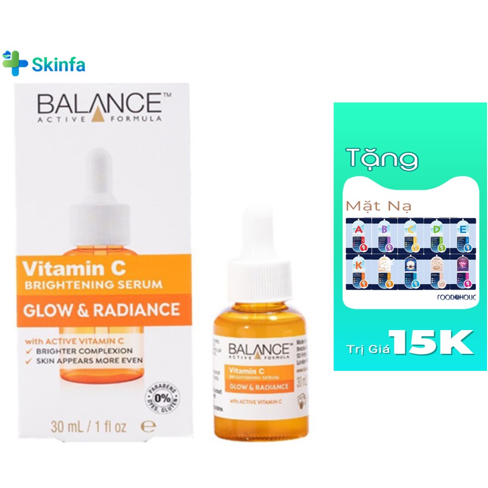 Serum Sáng Da, Mờ Thâm Balance Active Formula Vitamin C Brightening - Skinfa
