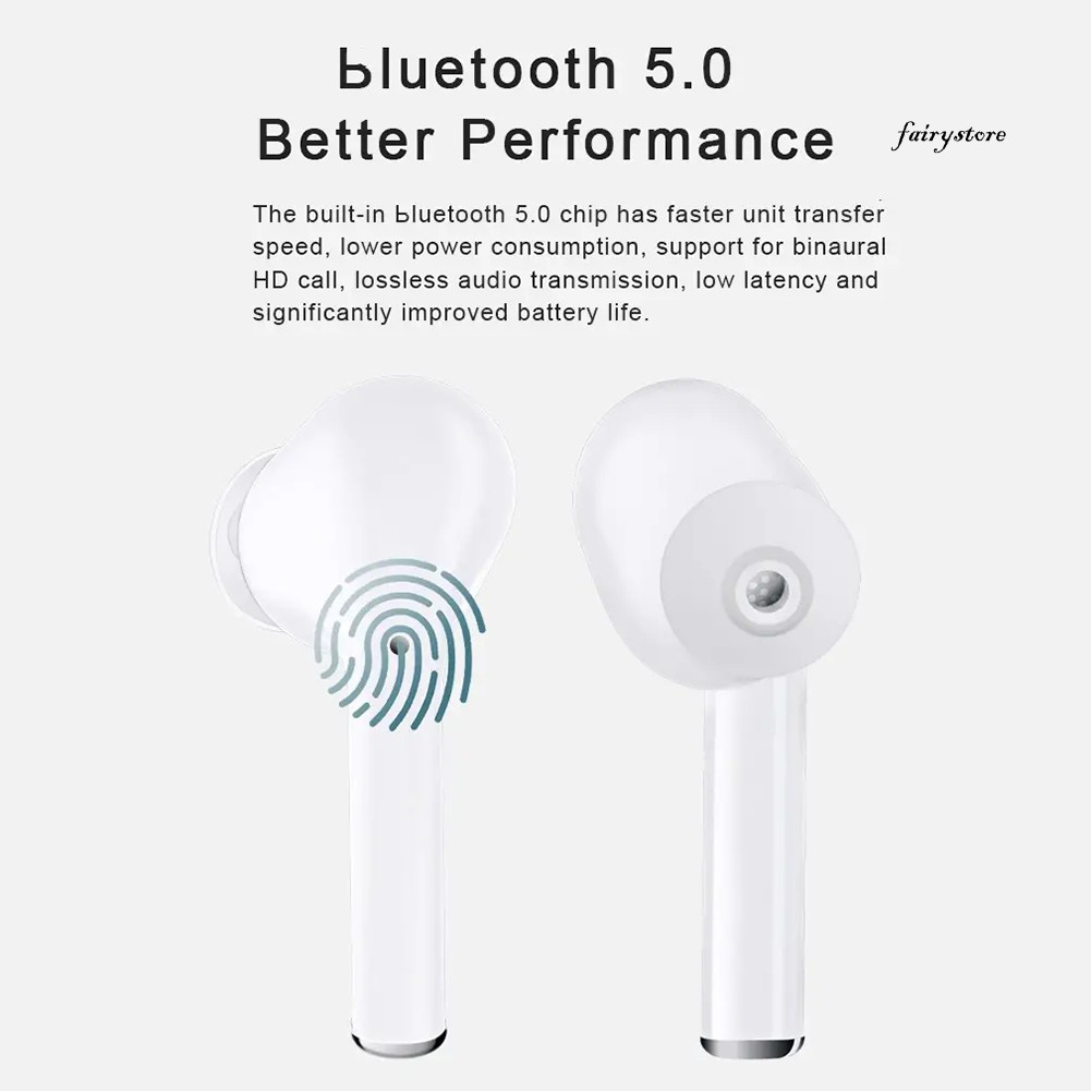 Tai Nghe Bluetooth 5.0 Không Dây Fs + J3 Tws Chống Thấm Nước