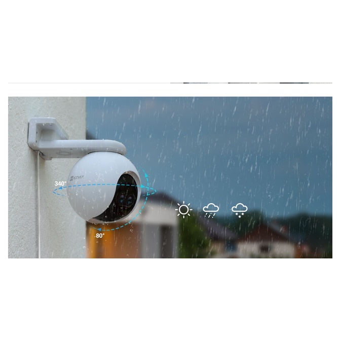Camera Wifi ngoài trời quay quét ỐNG KÍNH KÉP EZVIZ C8PF full HD1080P, chính hãng