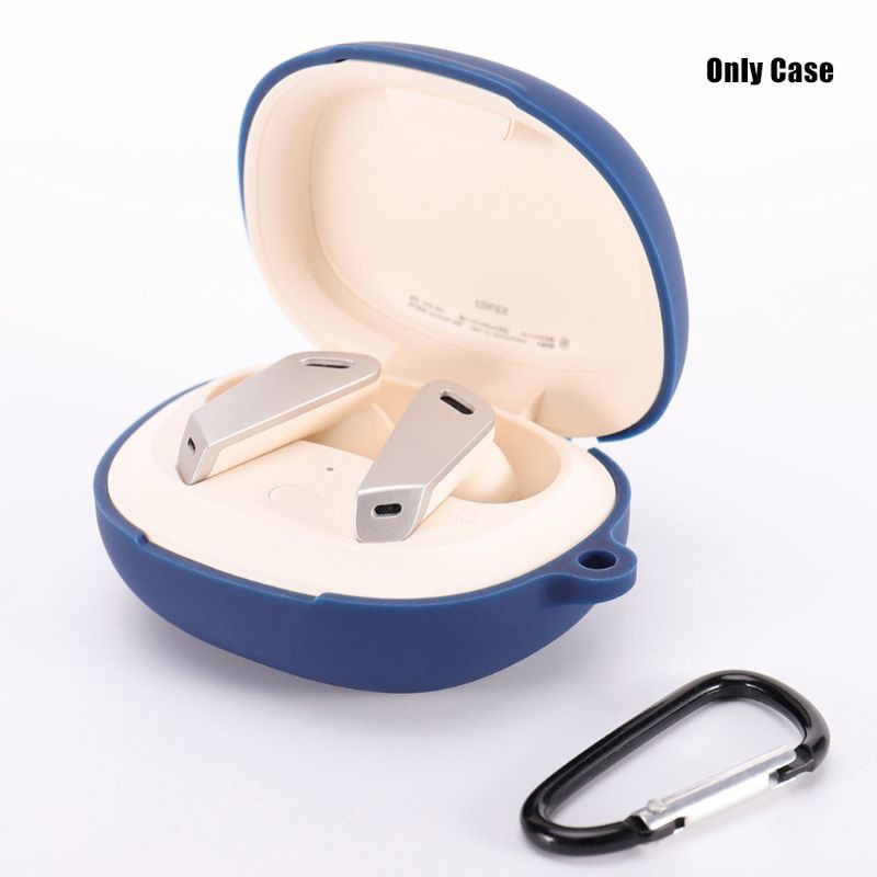 Vỏ Bảo Vệ Hộp Sạc Tai Nghe Edifier Tws Nb2 Bằng Silicon Chống Bụi Kèm Móc Khóa