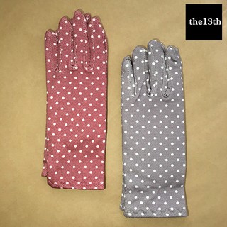 Bộ 2 đôi găng tay nữ chấm bi chống nắng the13th - GF507