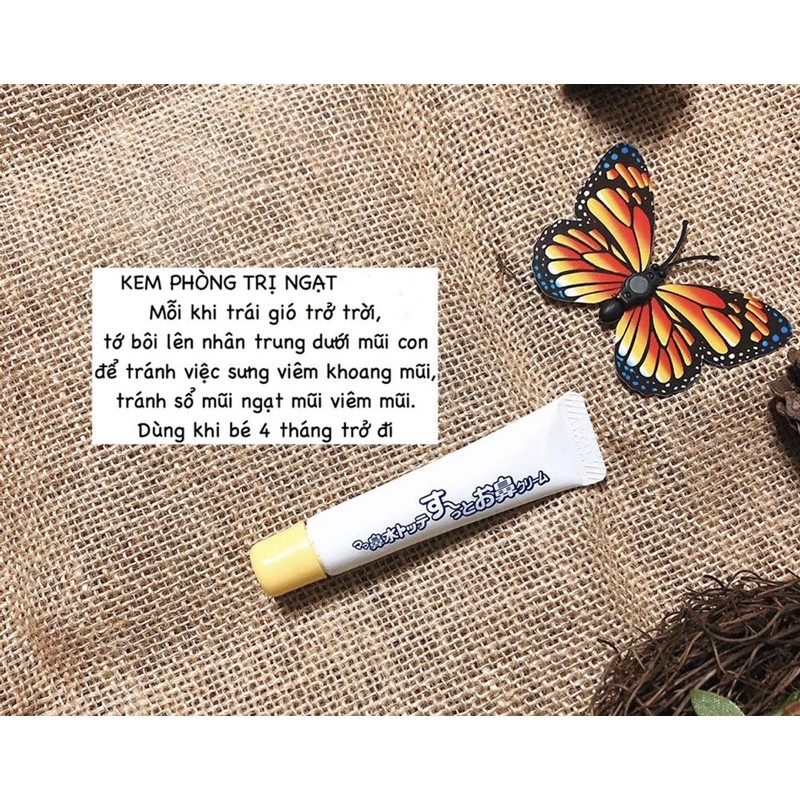 Kem Bôi Sổ Mũi Tampei, Chống và giảm Ngạt/Nghẹt Mũi, Chảy Nước Mũi Cho Bé từ 6 tháng tuổi Nhật