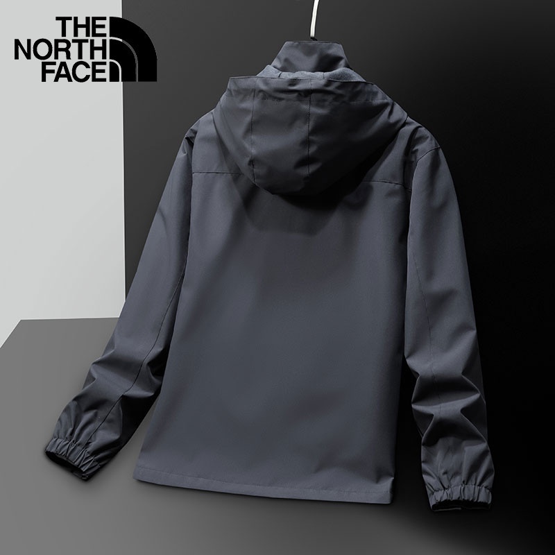 The North Face Áo Khoác Gió Có Mũ Tháo Rời Được Phối Khóa Kéo Chống Thấm Nước Thời Trang 2022 Cho Nam