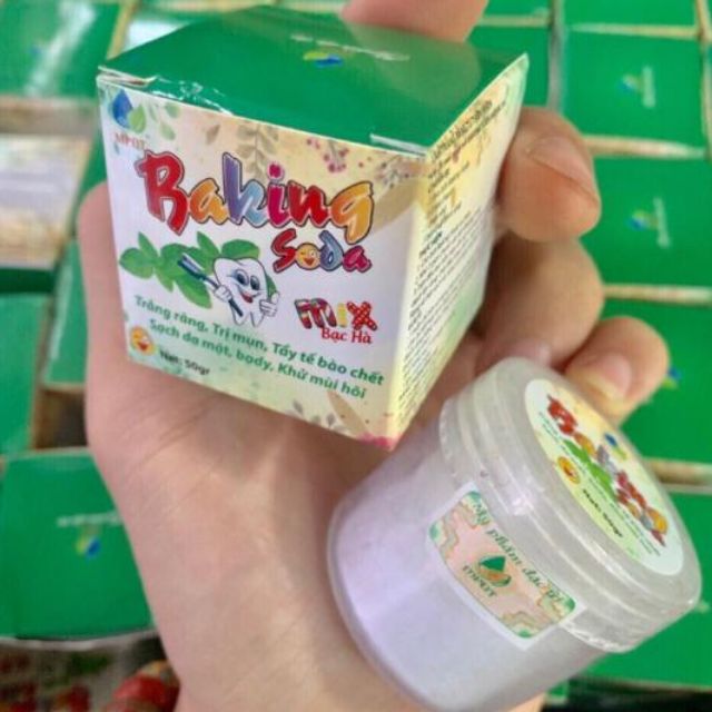 4 hủ bột baking soda nhiều công dụng