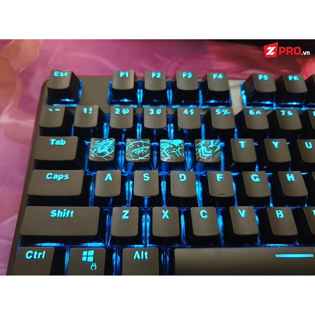 Keycap Liên Minh Huyền Thoại Kỹ năng EKKO - EKKO Skill Keycap (Dùng cho bàn phím cơ)