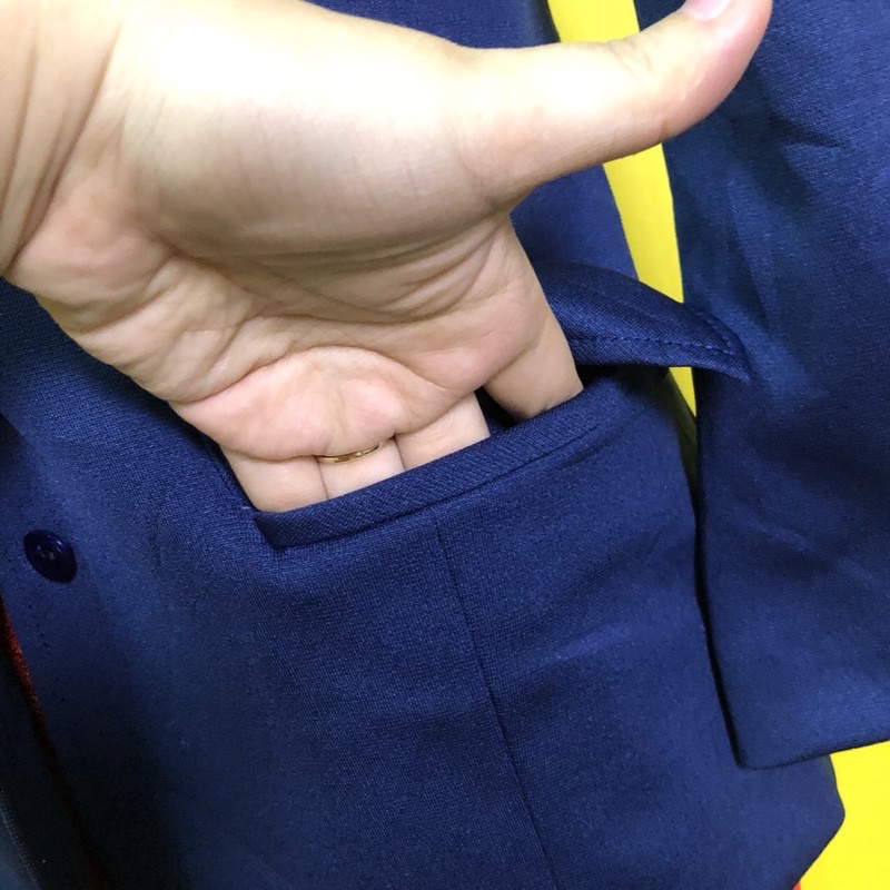 Áo khoác vét blazer xanh dương hàng si hàng 2hand