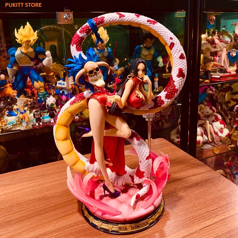 Mô hình One Piece - Mô hình Boa Hancock cao cấp size lớn 41cm có Led B018