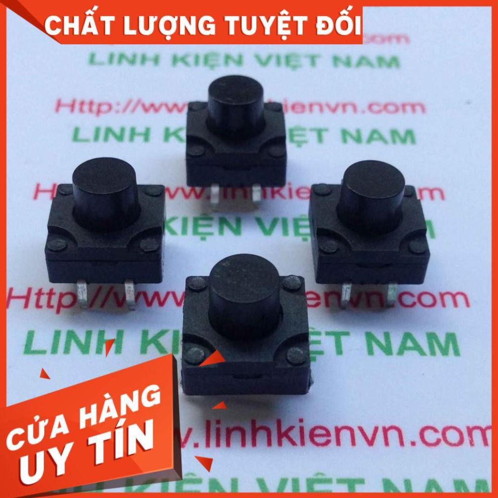 Nút nhấn 12x12x10 loại tốt / Nút nhấn 4 chân 12x12x10 - D4H17