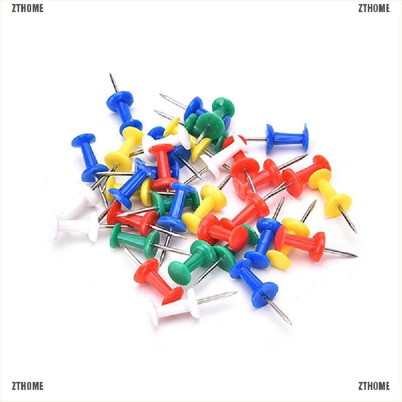 Bộ 80 đinh ghim cố định nhiều màu độc đáo cho bảng thông báo bản đồ cho văn phòng trường học