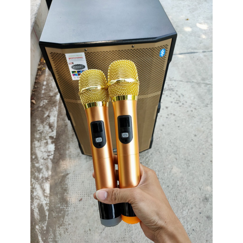 Loa Karaoke Bluetooth - Bose 305H - Loa Kéo Di Động Công Suất Khủng - Loa 4 tấc kèm 2 micro UHF [ Có Video Xem Trước ]