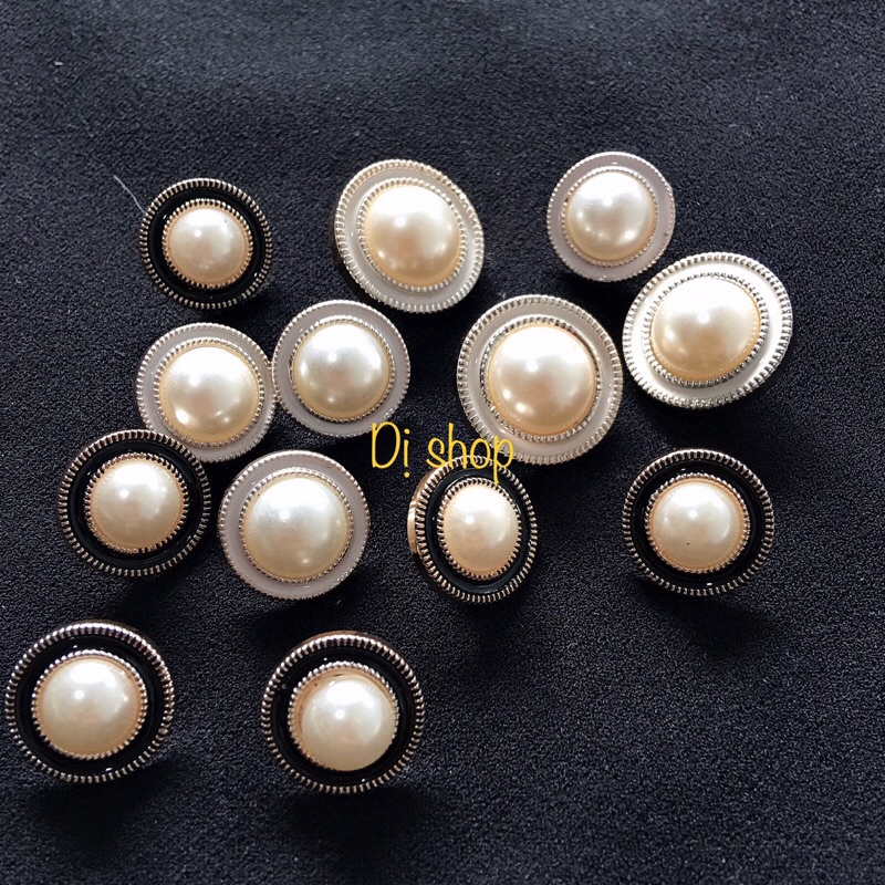 set 5 NÚT CƯỜM có 2 màu 2 size ( dụng cụ may vá)