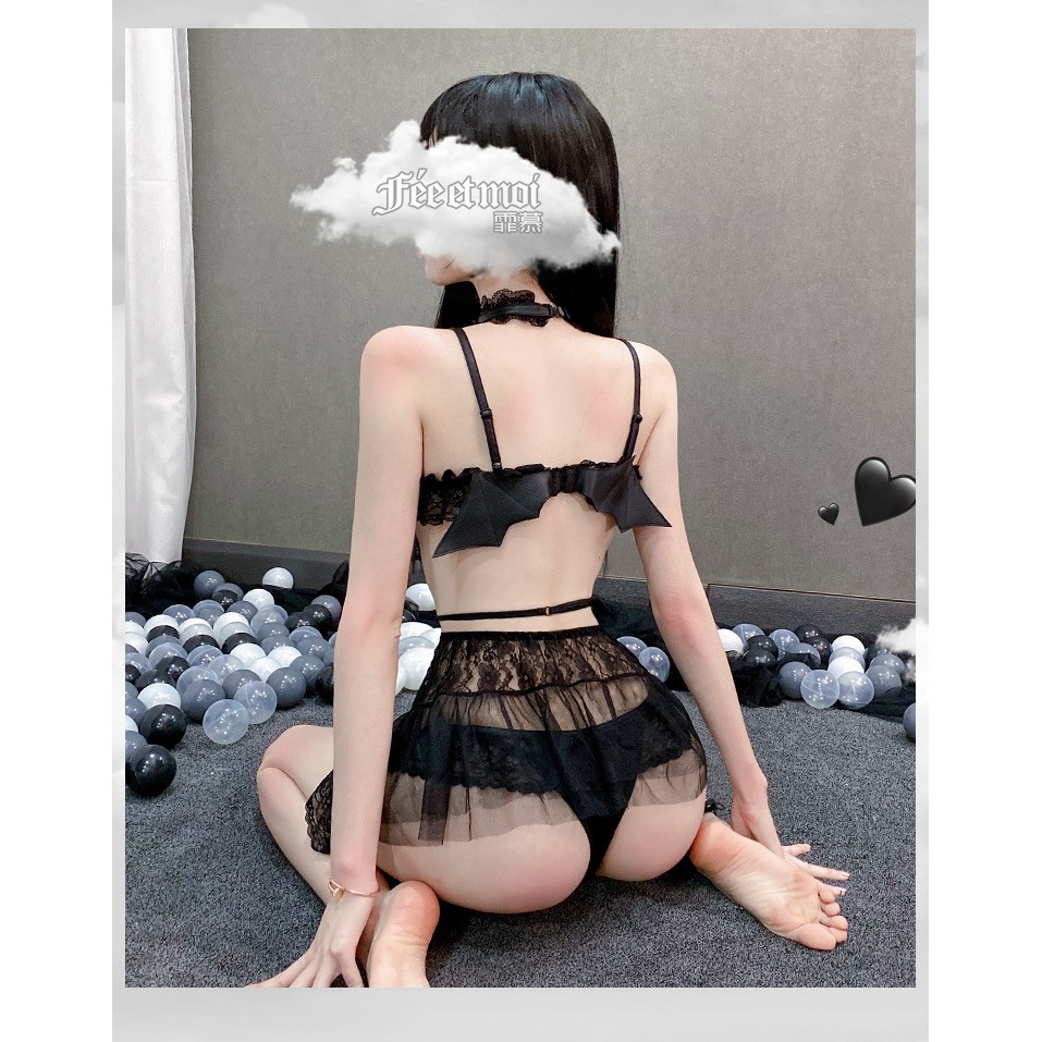 Fullset đồ ngủ Badgirl cánh dơi cao cấp L252 | BigBuy360 - bigbuy360.vn