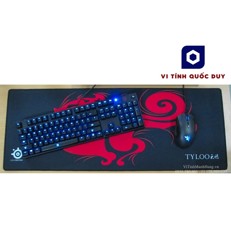 Lót chuột Pad mouse dài hình chữ nhật TYLOO siêu lớn (30 x 70 x 4mm). Vi Tính Quốc Duy