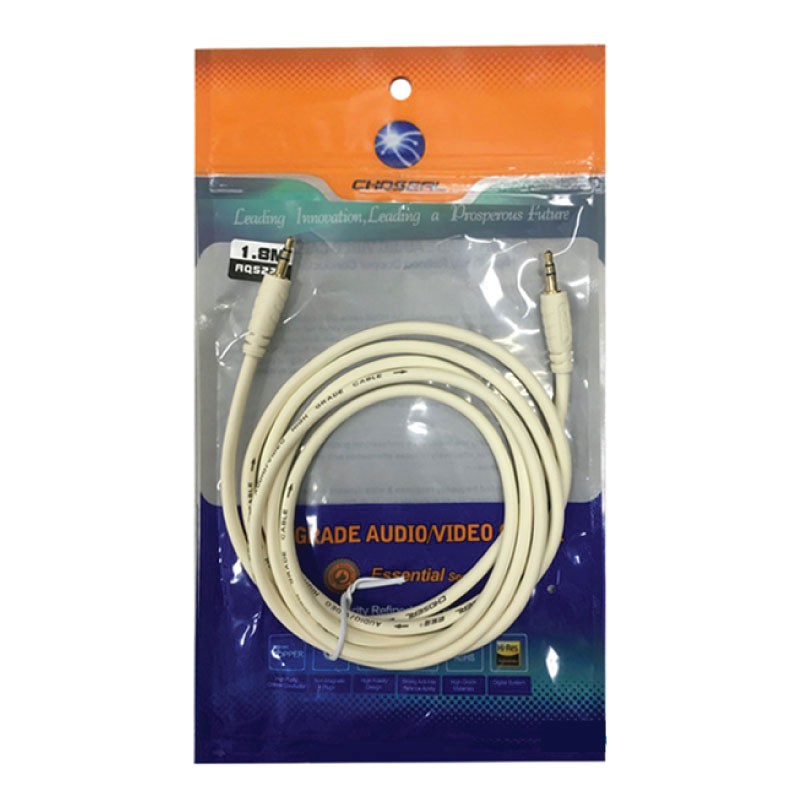 Cáp audio 2 đầu chuẩn cắm 3.5mm dài 3m