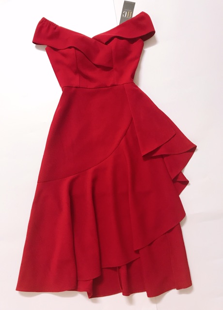 Váy đỏ trễ vai đuôi cá V1294 - Modish and Chic phân phối chính thức (Kèm ảnh thật trải sàn do shop tự chụp) | BigBuy360 - bigbuy360.vn
