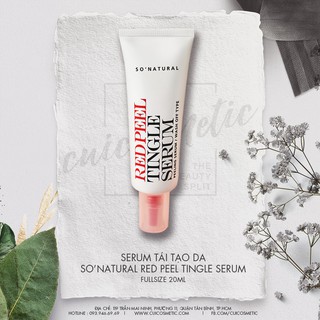 Serum Tái Tạo Da So’Natural Red Peel Tingle Serum