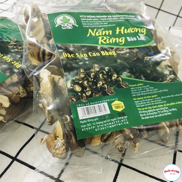 NẤM HƯƠNG RỪNG CAO BẰNG Nông sản sạch A Thái (100g) - 00021