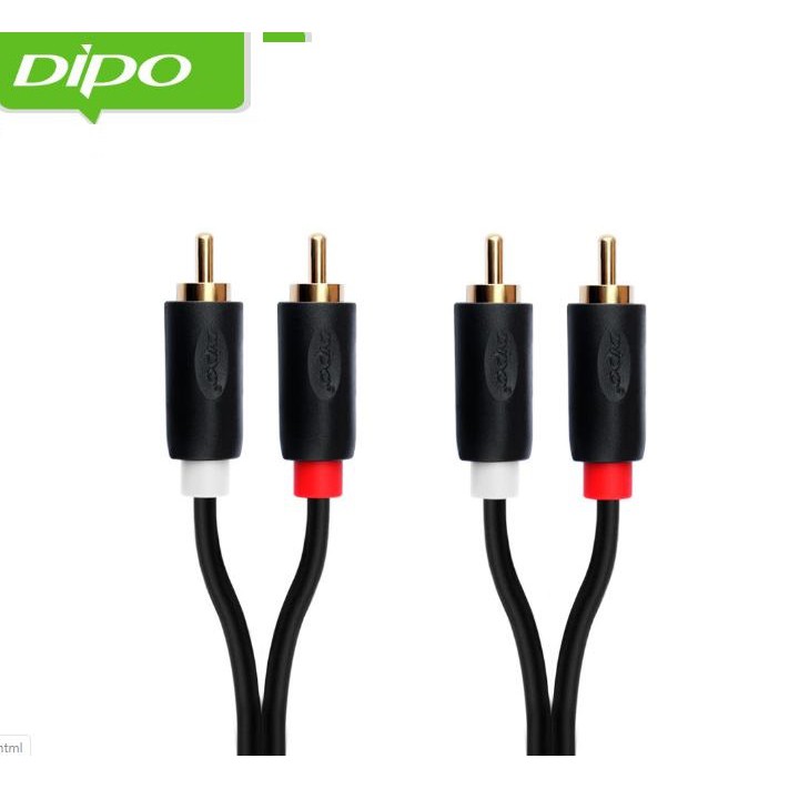 Cáp AV hoa sen 2 đầu RCA chính hãng DIPO