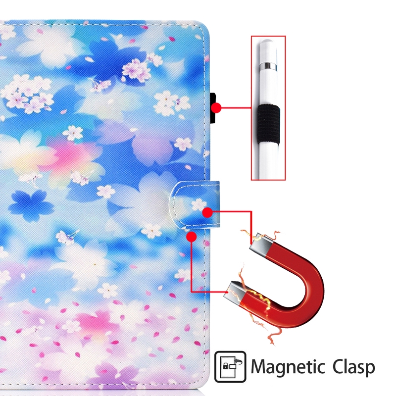 Dễ Thương Bao Da Máy Tính Bảng Chống Sốc In Hình Vẽ Đáng Yêu Cho Samsung Galaxy Tab S6 Lite S6lite Sm-p610 P615 P617 Giá Đỡ