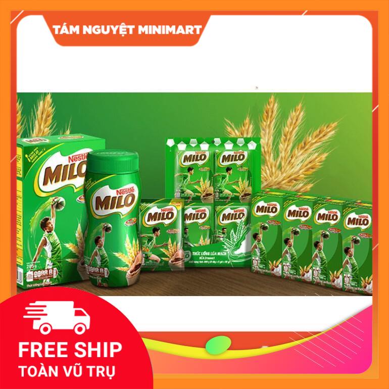 Sữa tươi Milo, Milo 180ml, Milo dinh dưỡng từ yến mạch