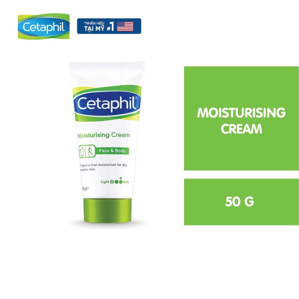 Combo Làm sạch &amp; Dưỡng ẩm Sữa rửa mặt Cetaphil Gentle Skin Cleanser 250ml + Kem dưỡng ẩm CETAPHIL MOISTURIZING CREAM 50g