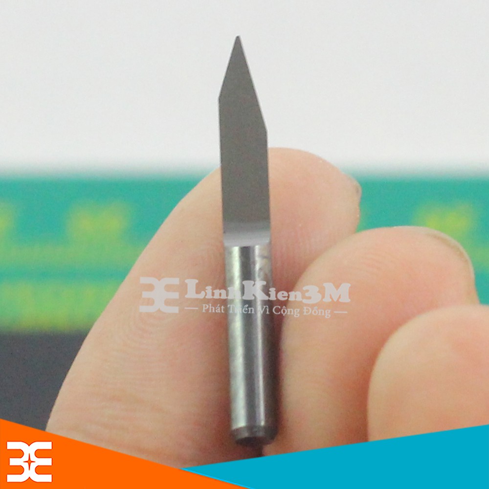 Bộ 10 Mũi Phay Vbit 30 Độ - 3MM