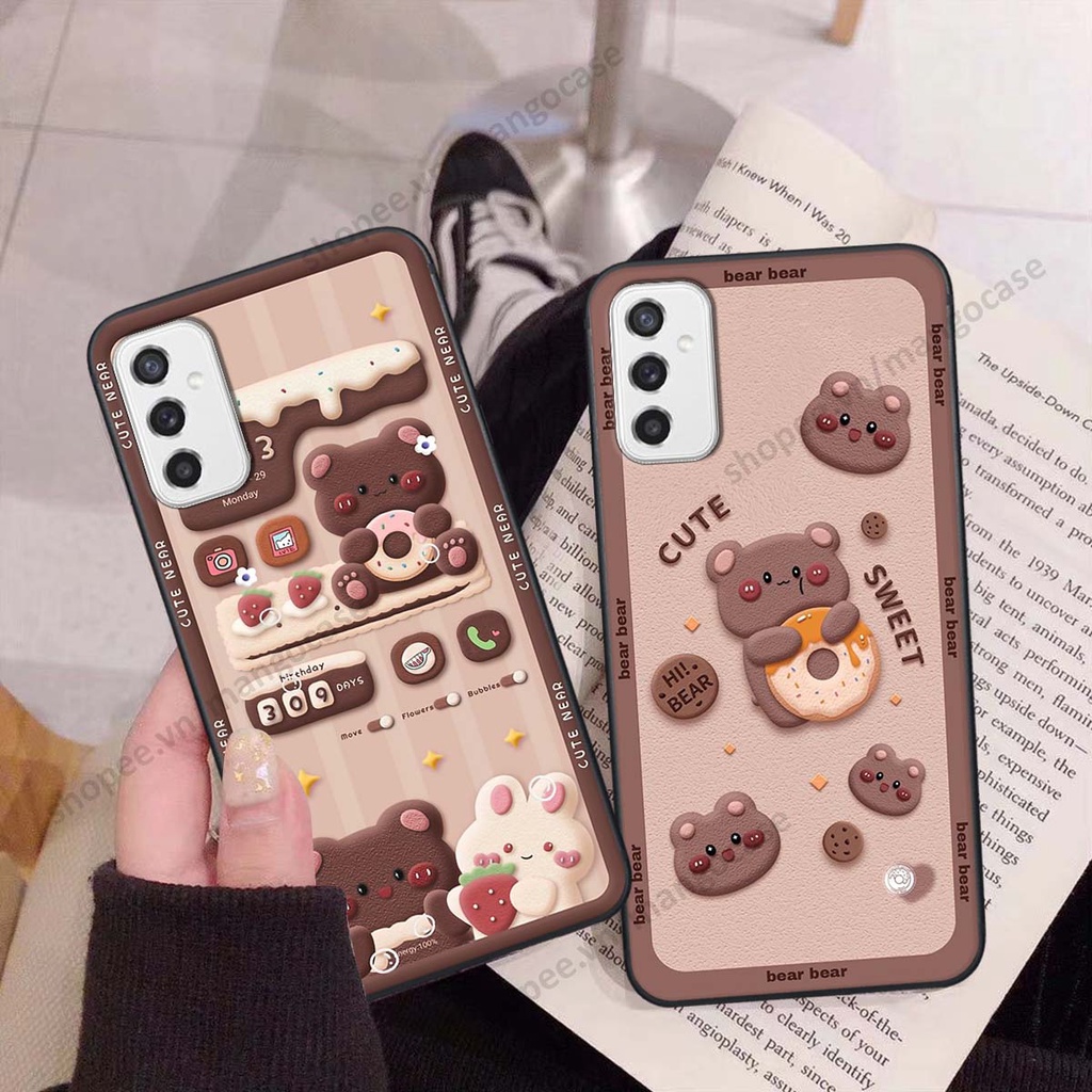 Ốp lưng Samsung M52 5G hình gấu, thỏ, đồng hồ cute dễ thương