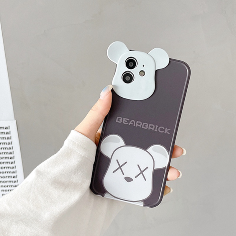 Mechanical Cool Bear IMD Stereo Lens iPhone 12 Pro Max 11 Pro Max X Xr Xs Max Xr 8 7 Plus