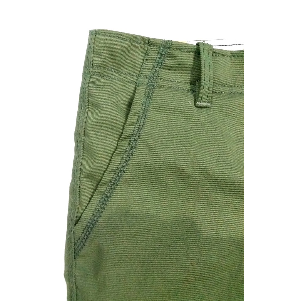 Quần short kaki nam, có khóa kéo, 100% cotton, vải dày - Hàng VN (Ảnh thật)